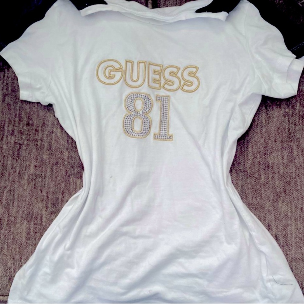 black and white baby tee